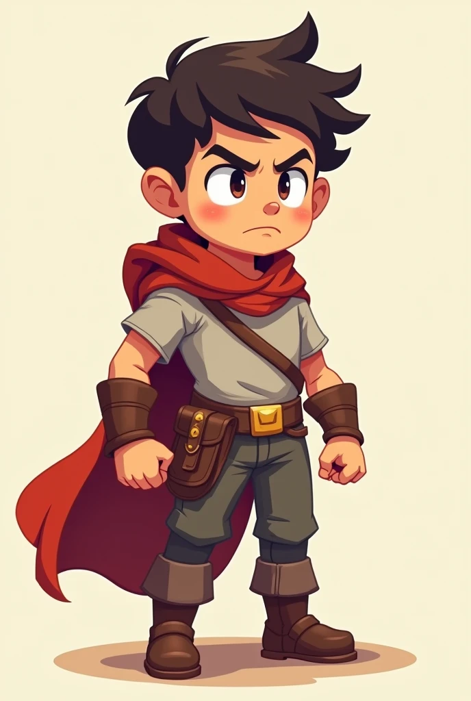 Game sprite topdown boy hero
