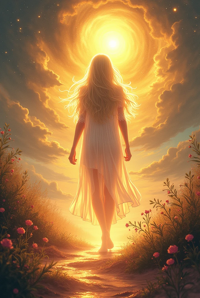 Soft pastels for a gentle, inviting feel or bold contrasting colors for a more dynamic look.
Make it magical and high mantaince something sunsety vibe but not exactly sunset dont add girl its for book cover