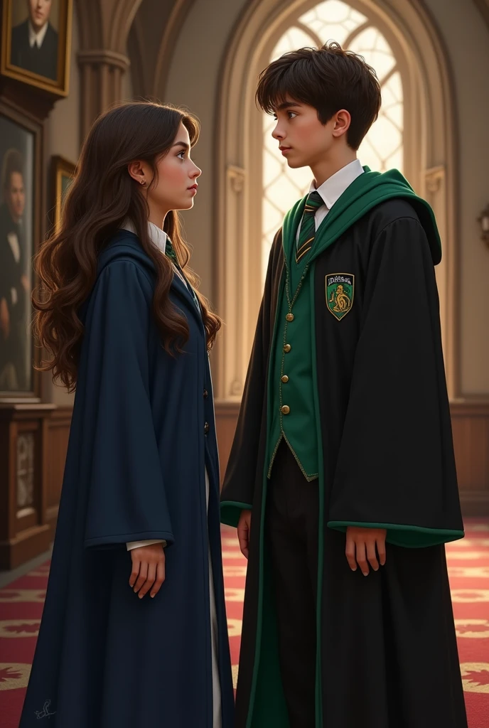 Ravenclaw Head Girl and Slytherin Head Boy