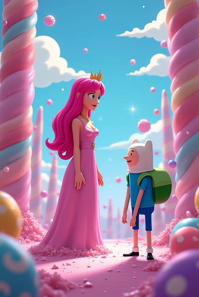 Princess Bonnibel Bubblegum and Finn