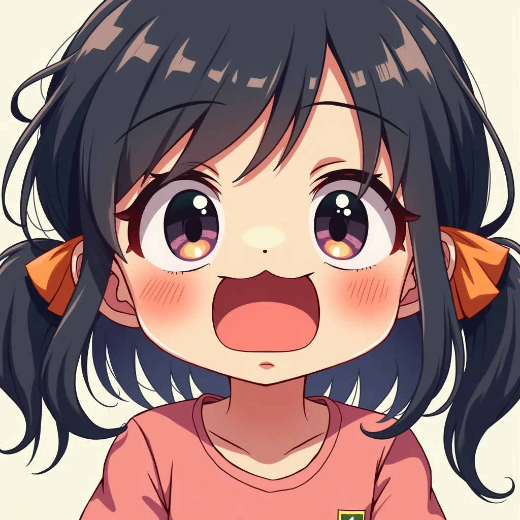 chibi Meme, close up of cute girl, flat art, exaggerate face, Absurd expression, dynamic movement, (best quality, masterpiece, photorealistic), very aesthetic, perfect composition, intricate details, ultra-detailed, vivid colors