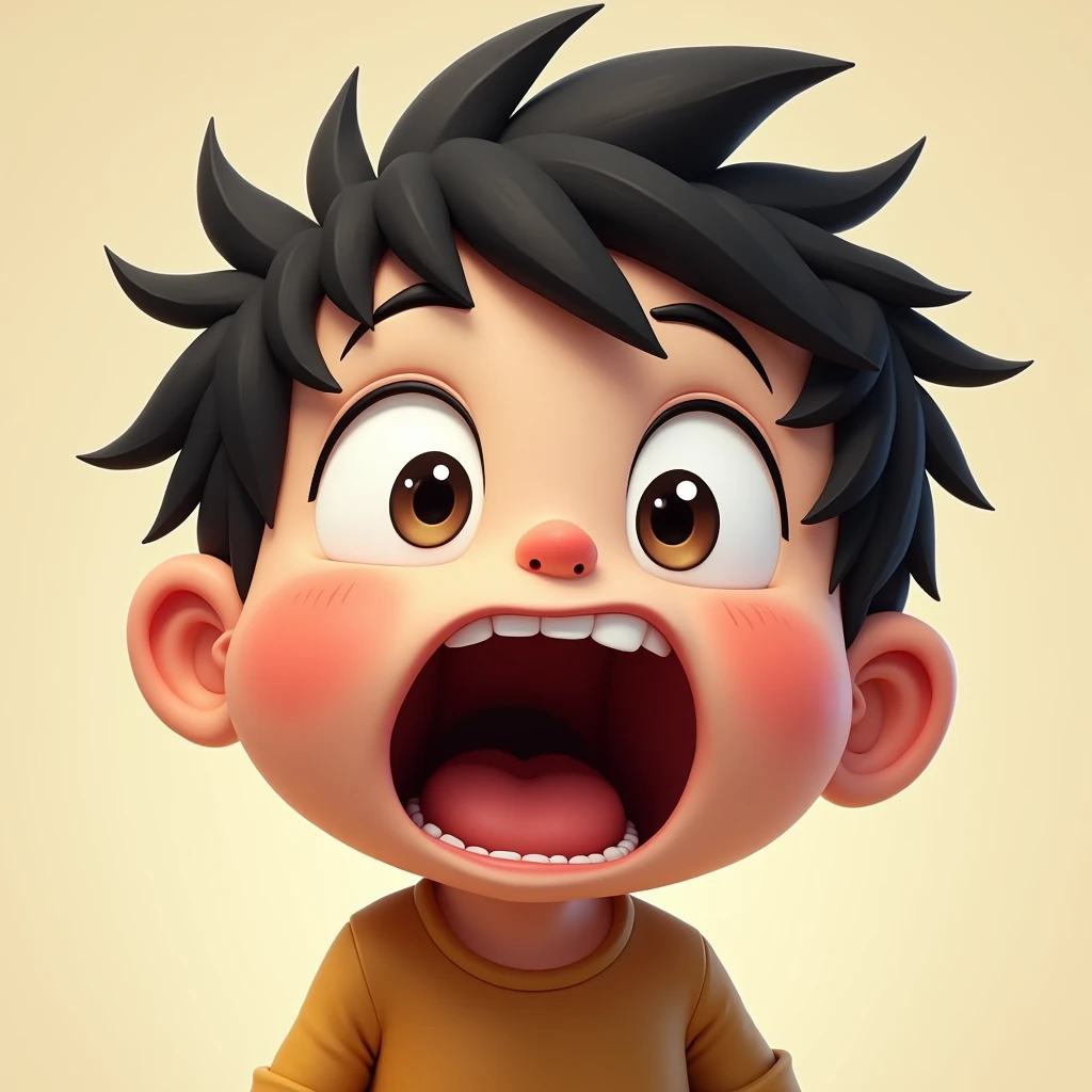 chibi Meme, close up of cute boy, exaggerate face, Absurd expression, dynamic movement, (best quality, masterpiece, photorealistic), very aesthetic, perfect composition, intricate details, ultra-detailed, vivid colors