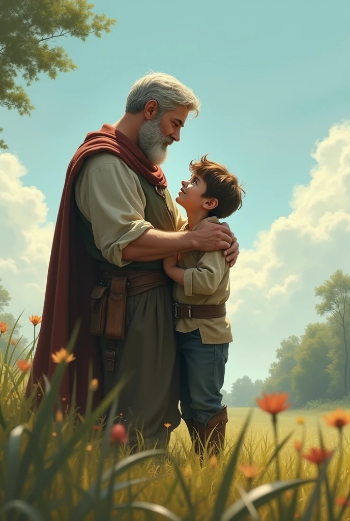 Father is his son's hero