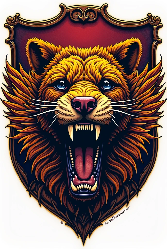 Emblema para banda de rock llamada The Four Nations
