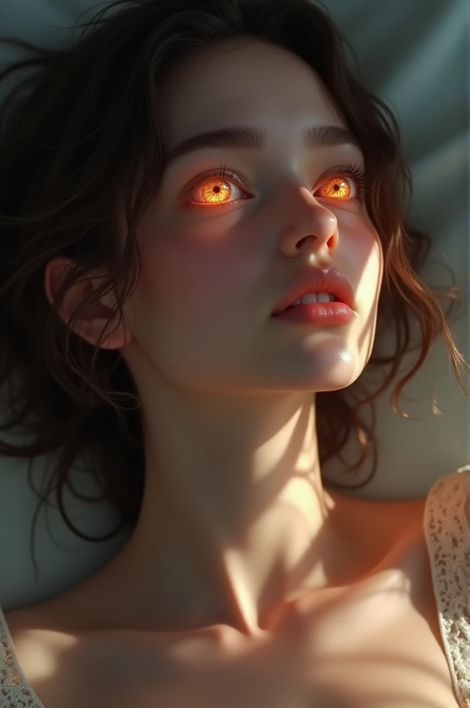 beautiful girl White of the eyes Squirting