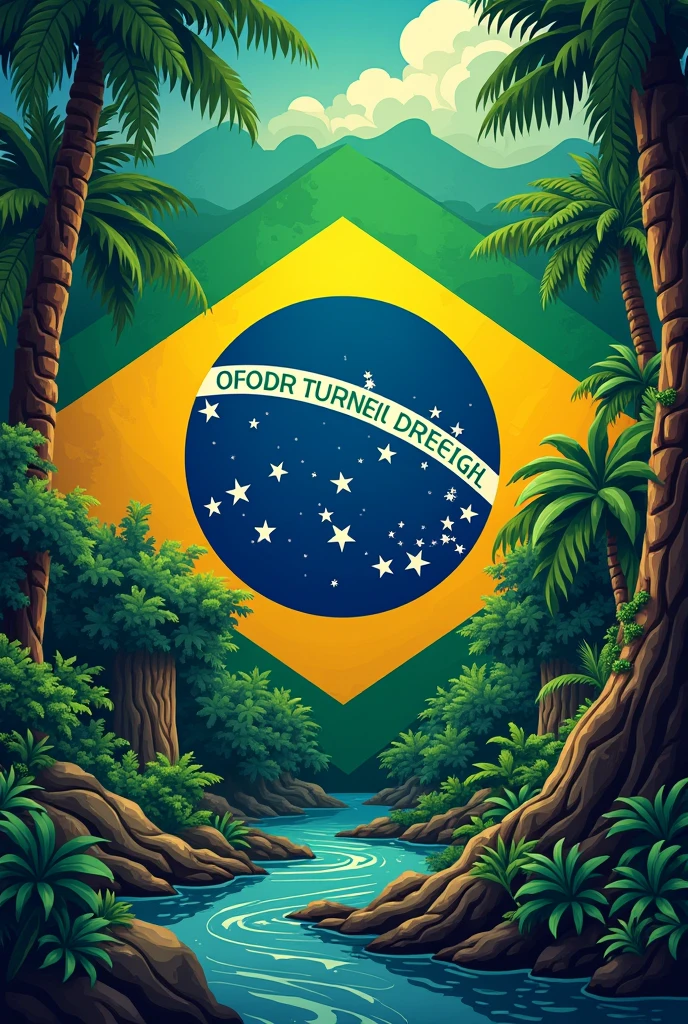 Stylized flag of the State of Pará.