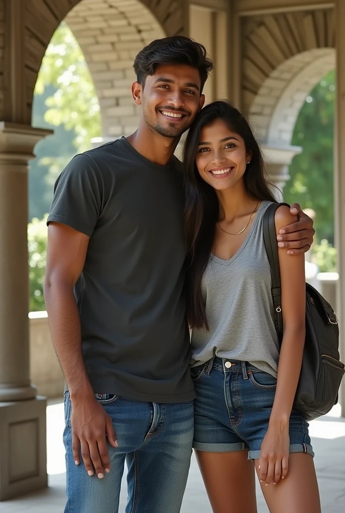 A boy age 27 south India from andhrapradesh wear jeans and t-shirt dusky skin and there was a girl age 25 north India from mumbai looks very modern she wears western dress looks very beautiful and active. Both are went to have lunch in restaurant.