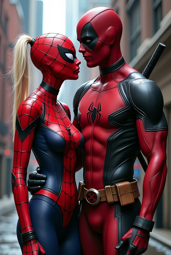 spider Gwen and Deadpool fucking naked 