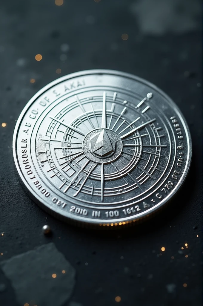 Silver coin from 1000 years in the future
