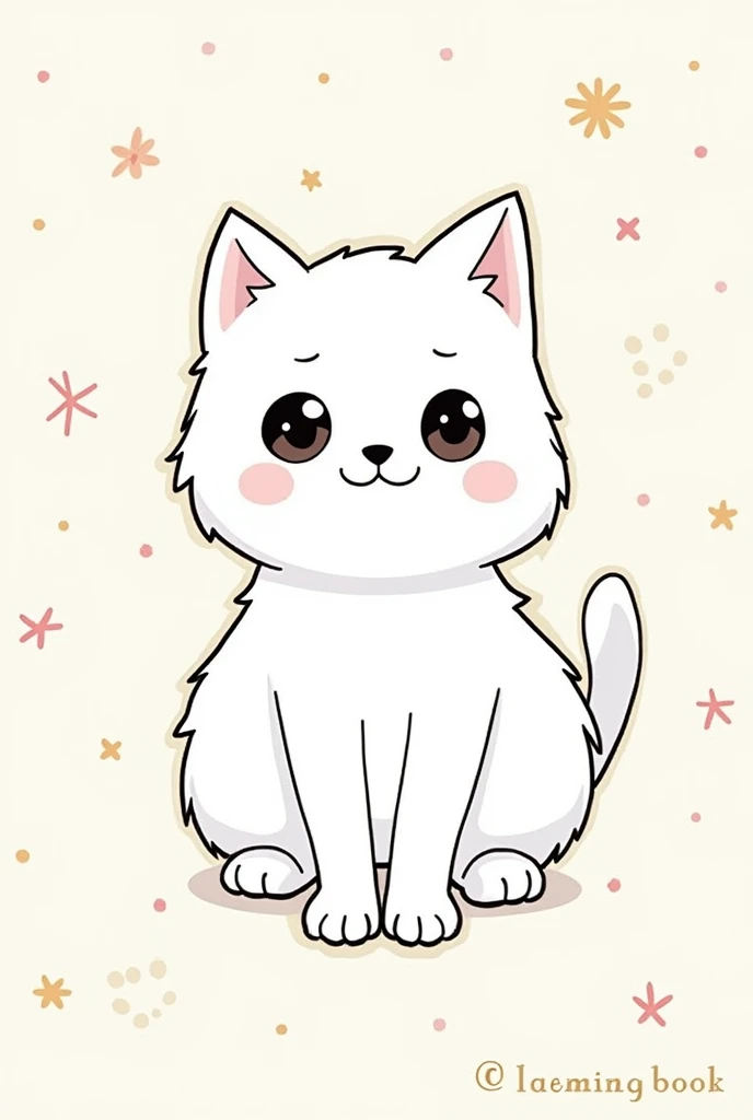 Yurukyara style Cat Coloring book