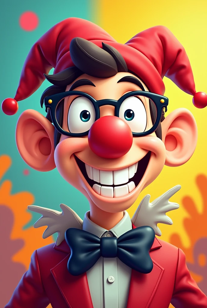 Create a profile picture for comedy page 

