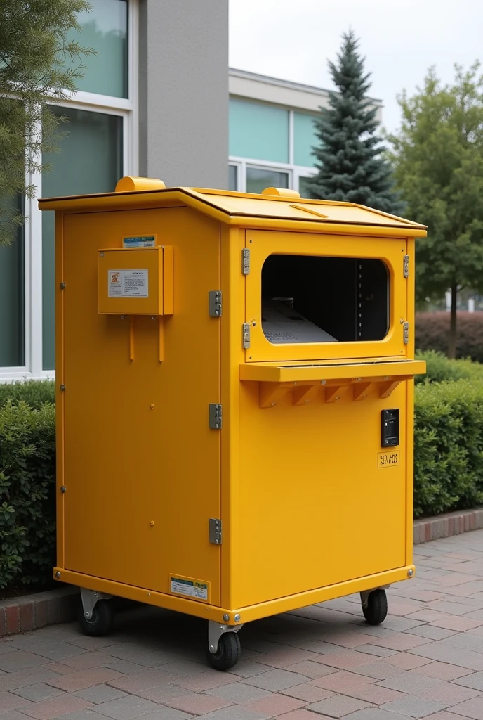 small hydraulic trash compactor container, super small