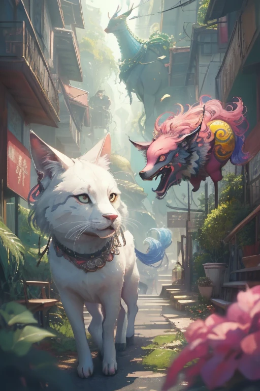 best quality,ultra-detailed,realistic,(pixel art,concept art:1.2),humorous,wild imagination,quirky style,cartoon creatures,crazy combination,chaotic scene,funny,creative,artistic,inspired by mixed species,pokemon style,fun-loving,whimsical,colorful,playful,imaginative,mysterious atmosphere,cute characters,unique designs,fictional animals,hand-drawn,eye-catching,attention to detail,vibrant colors,expressive,entertaining,unconventional,exciting,variety of species,diversity of animals,harmonious relationship,peaceful coexistence,animal kingdom,animal world,artistic representation,beautifully illustrated creatures,astonishing fusion,hybrid animals,unusual creature pairings,by Maki Haku,bitmap art,imagination unleashed,fascinating portrayals,hilarious situations,amusing visual narrative,abundant creativity,wonderful composition,art inspired by nature,captivating artwork,narrative richness,whimsical storytelling,playful interpretation,imaginative setting,unique artistic expression,lively and dynamic,image bursting with energy,amazing details,meticulously crafted artwork
