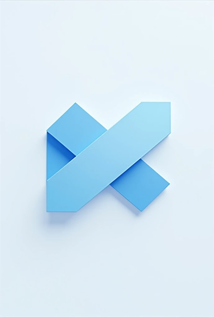 "Create a minimalist logo for a personal brand. The design should primarily use blue and white colors. Incorporate clean, simple lines and a modern aesthetic, with a focus on professionalism and clarity. Avoid overly complex elements or excessive details