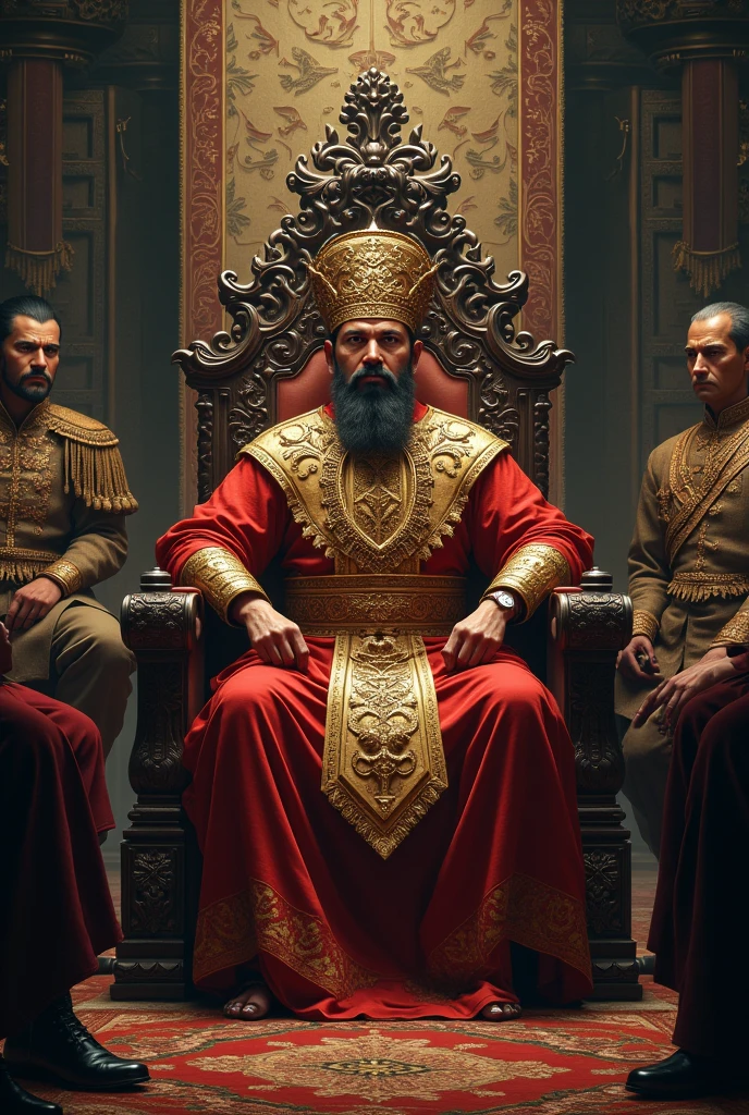 Sultan Agung oversees the war against the VOC