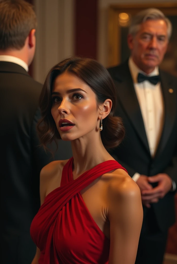 Woman gets shocked after seeing a man with her rich father