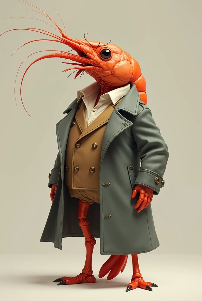Shrimp with coat