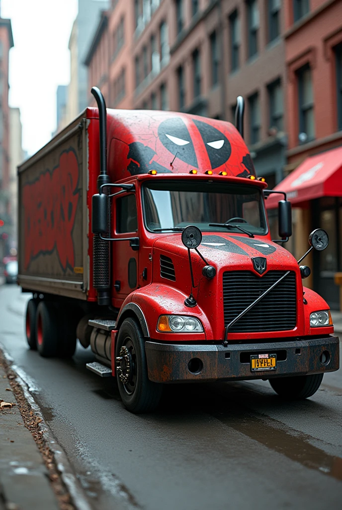 Deadpool theme truck