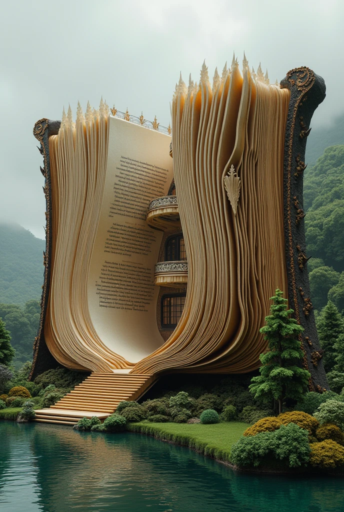 Building inspired of a book form