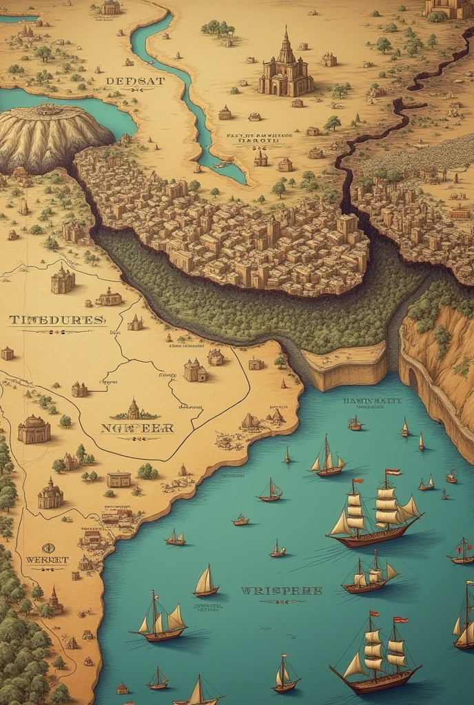 Animated Map Of Bengal 1757 English writing