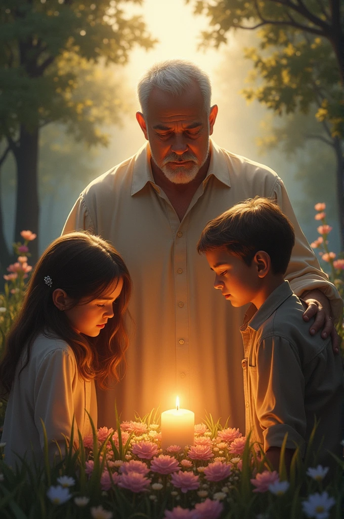 Tribute to the deceased father
