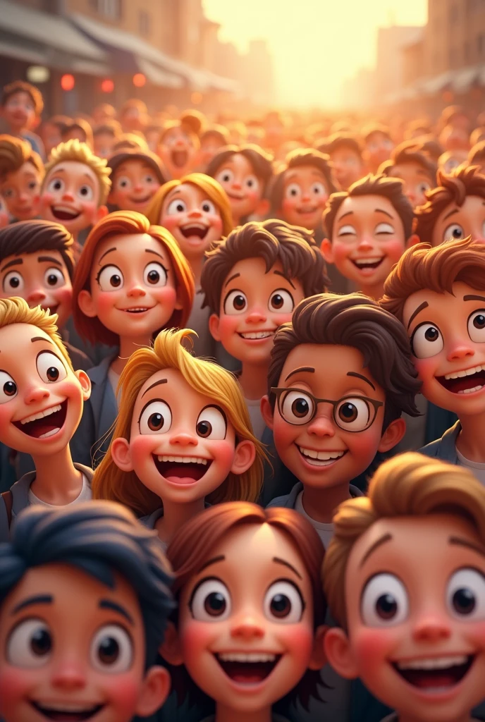 Happy faces galore