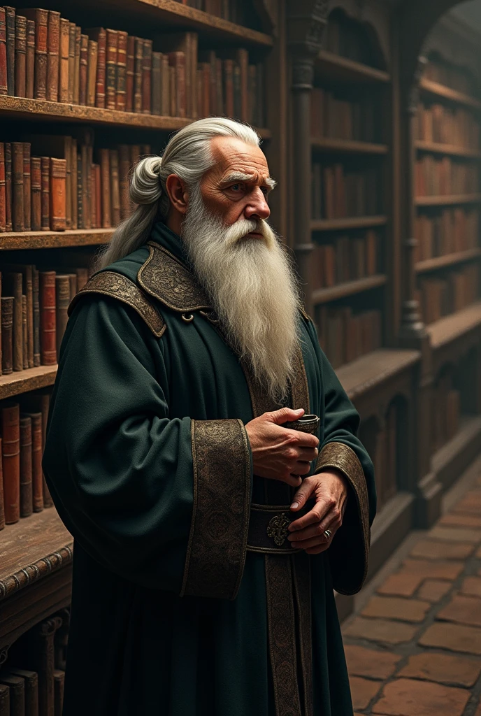 Have a old man, with longe Beard in library., Gothic Epic Library concept, Gothic Epic Library, Gothic Library, A library of Ruina concept art, Ancient Library, Book Cave, Library of Magic, The Eternal Library, Dark Library, Dusty Library, Alchemist's Library Background, Born Space Library Artwork, Vast library, Castle Library, Infinite Book