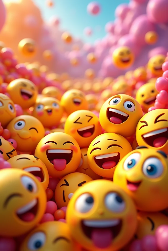 Happy Emoji Faces Galore