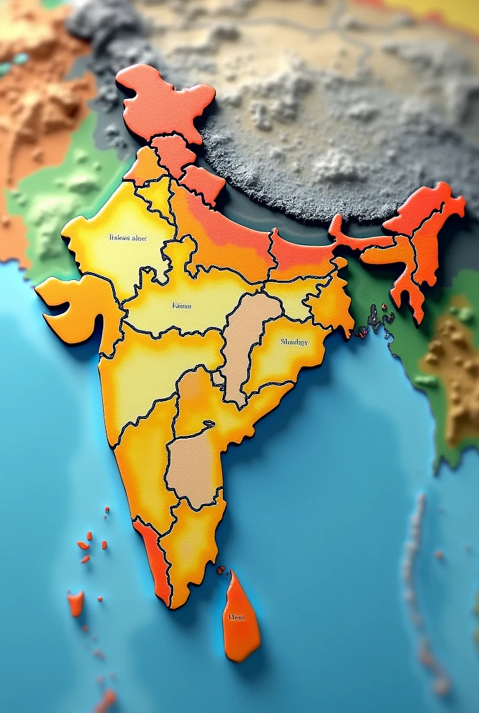 Animated Map Of Uttar Pradesh India 