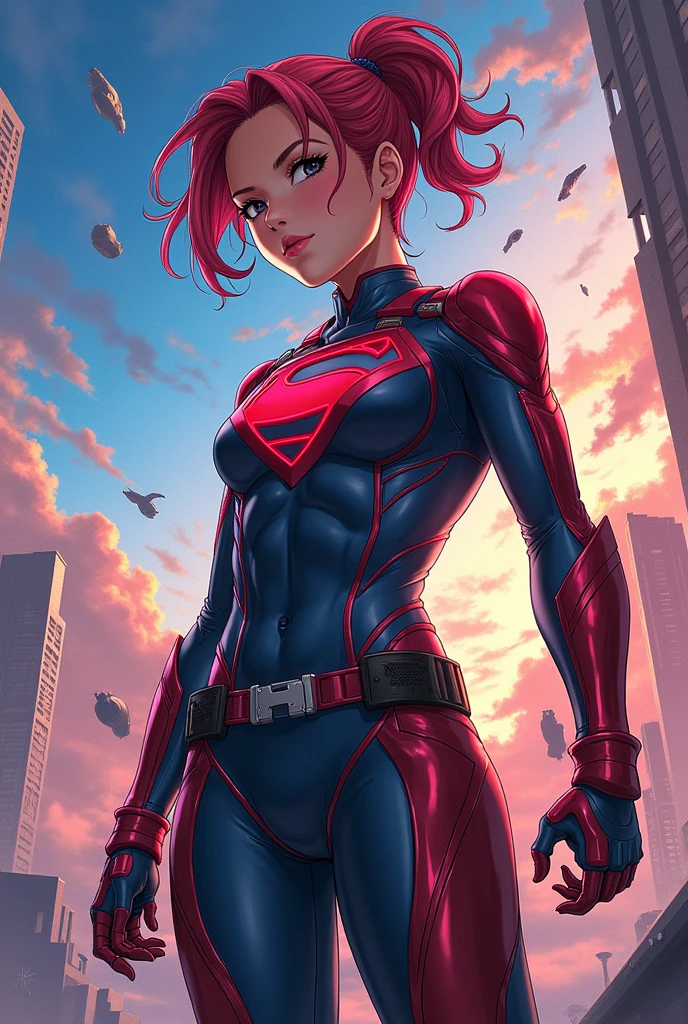 An anime character that represents marvel  cinematic universe 