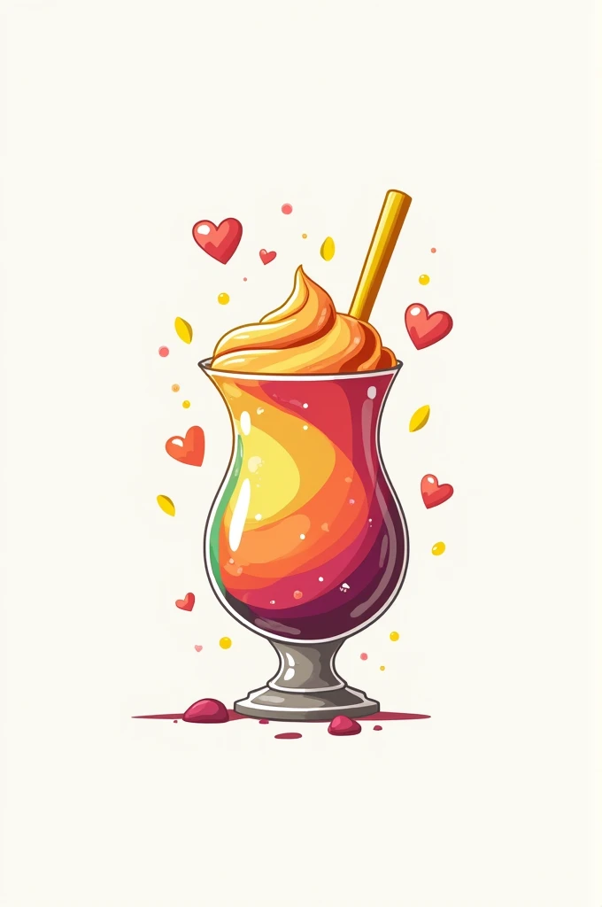 Logo for selling smoothies and desserts 
