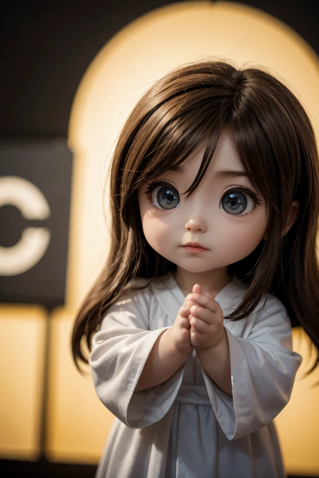 Create Chibi Jesus Christ style of speaking to the crowd