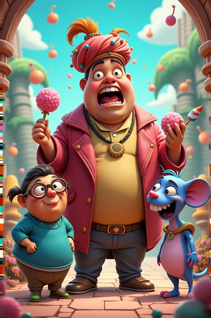 Create a group of people with funny characters 1. Kaak 2. SWARANI 3. SUGA 4. PIRIRIR 5. PRINKLE 6. SHEIKH MAKE THESE 6 CHARACTERS