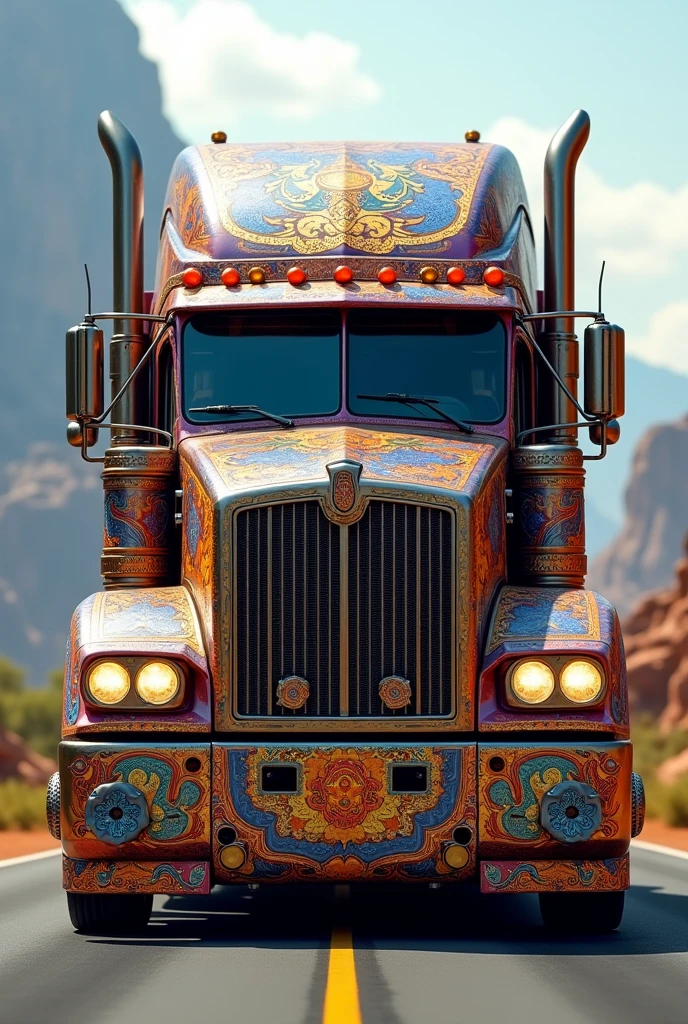 thanos Indian truck theme truck
