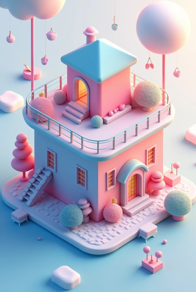 (isometric 3D),