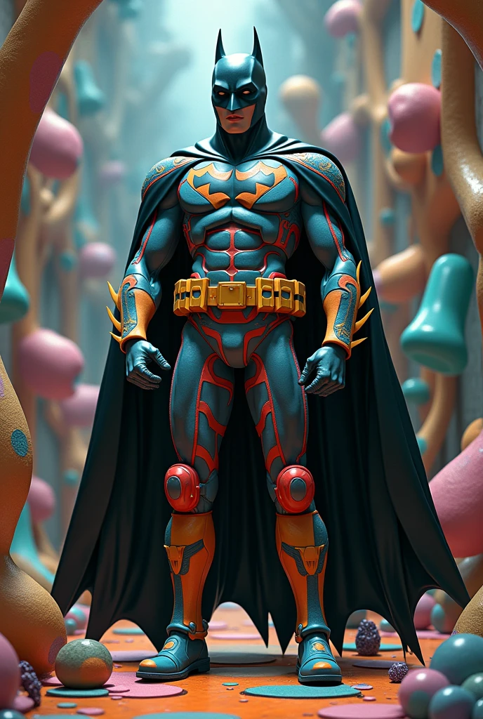 Batman merged with the skibidi toilet