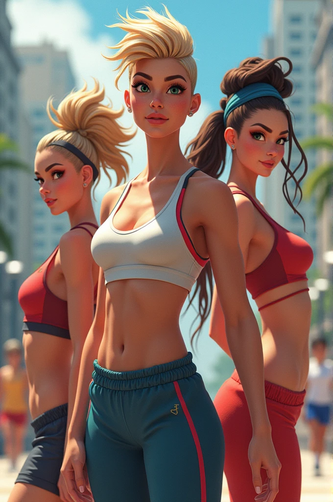 Sporty hairstyles