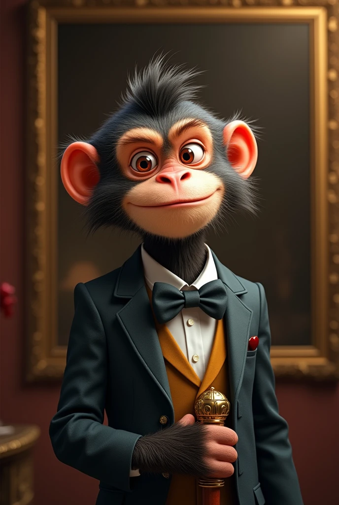 You can create an image of the monkey George Coquette?
