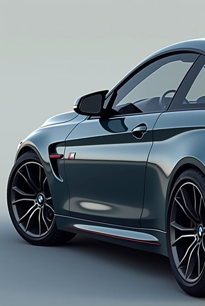Zoom in more towards the right side of the car where the M4 is there