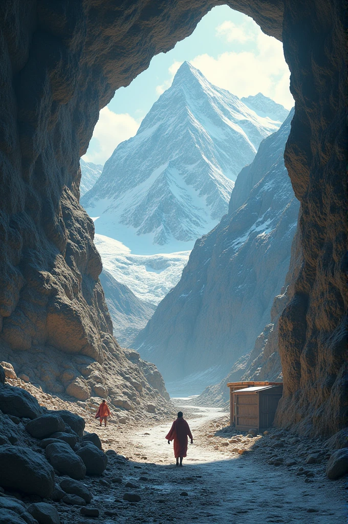 For a thumbnail on the topic "History of Amarnath Cave," you could consider the following idea:Main Visual:A majestic view of the Amarnath Cave surrounded by snow-capped mountains.A prominent image of the Shiva Lingam inside the cave, slightly faded to blend with the background.Text:Use bold, ancient-style fonts for the title text: "History of Amarnath Cave."Place the text at the top or bottom, with a contrasting color to stand out against the background.Additional Elements:Add a subtle overlay of a timeline or ancient manuscript in the background to give a historical feel.Include a small inset image of pilgrims or monks to emphasize the spiritual significance.This combination should make the thumbnail visually appealing and informative, attracting viewers interested in history and spirituality.