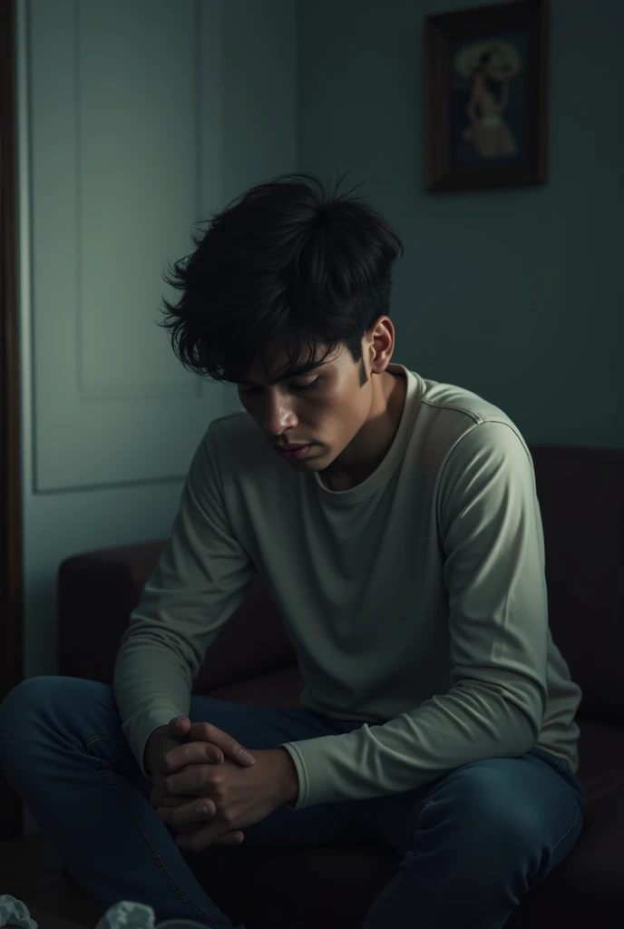 Sad young man after breakup 