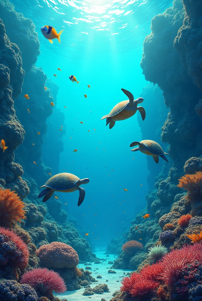 Help me make a saltwater ecosystem .