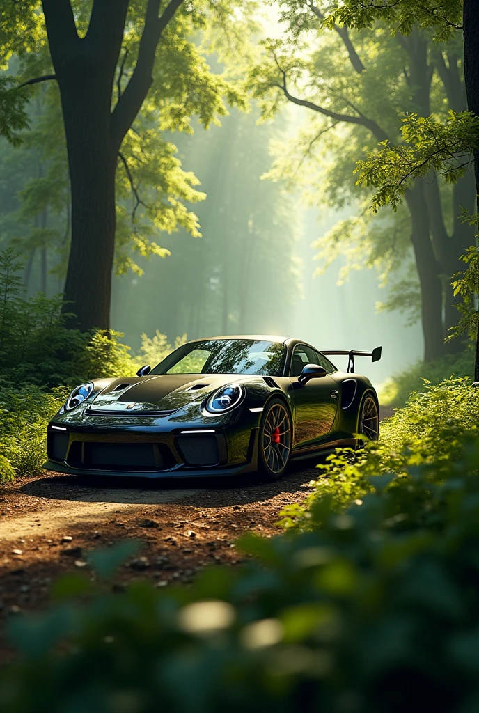 Porsche in florest