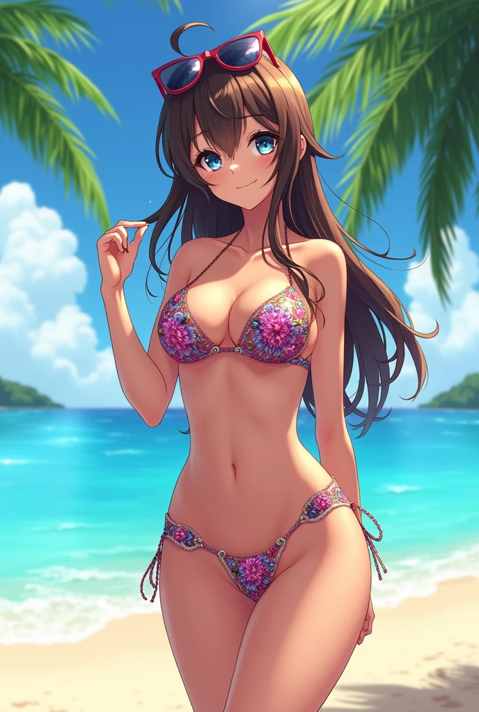 Bikini anime character