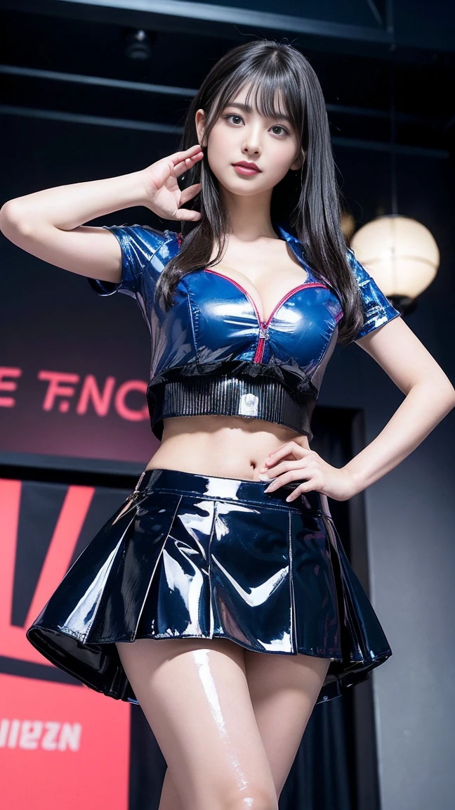 (realistic:2),(masterpiece:2), (highest quality:2),(High-definition face drawing:1.3),(everything is beautiful and perfectly balanced), (Smile of a very happy age girl:1.2),(thank you for the wonderful world:1.2), (dynamic pose:1.2), (looking at viewer:1.2), (blue eyes:1.3), (steampunk:1.3), (Latex headdress with geometric pattern printed all over), (Latex hat with geometric pattern printed all over), (Latex long gloves with geometric pattern printed all over), (Geometric pattern printed all over (latex dress with all over printed geometric pattern), (latex swimsuit with all over printed geometric pattern), (latex suit with all over printed geometric pattern), (latex cloak with all over printed geometric pattern) ( Transparent in some places: 1.3), (garden:1.2), (colorful flowers:1.2), gal.safetensors, (Wear white and pink:1.1), (chibi:1.2)