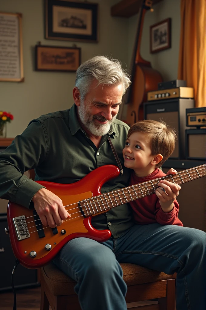 Father&#39;s Day image for bass players