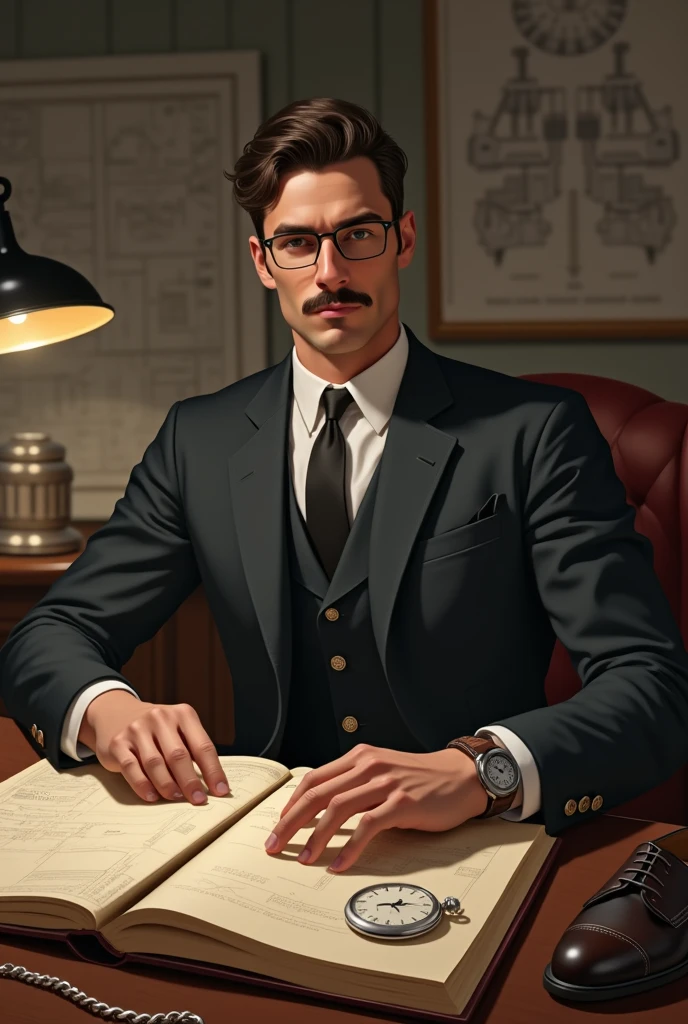 German engineer 1914
Younger with money