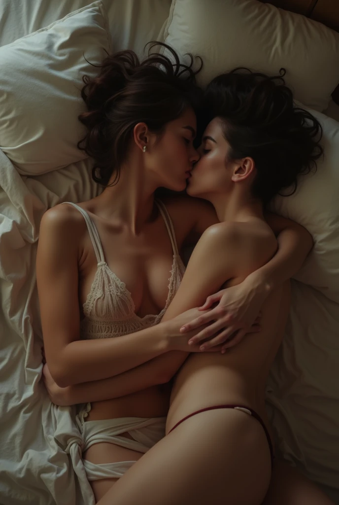 Girl bobs photo with out clothes and bra,slip on bed, with bf boy , lip kissing and sex, girl in boy chest