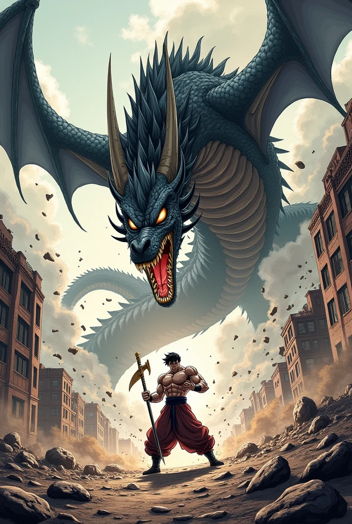 Create a DRAGON ball destruction manga scenario