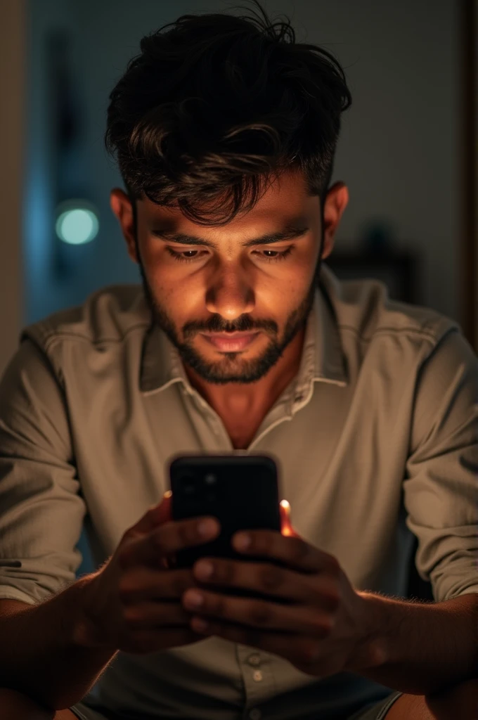Image in which indian boy watching porn on mobile 
